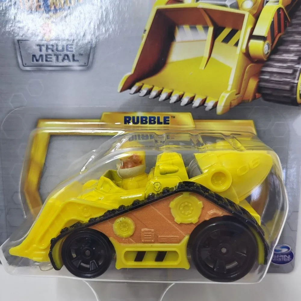 Spin Master Paw Patrol The Movie Rubble True Metal‎ Diecast Vehicle Nickelodeon